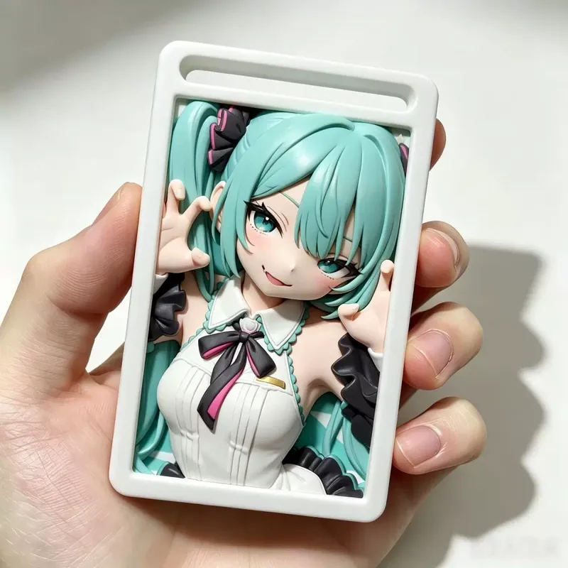 Pc Gaming Hatsune Miku - Porta-Cartões 3D em Relevo Hatsune Miku: