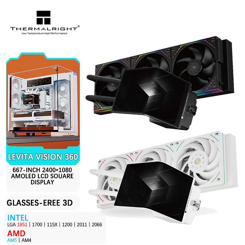 Pc Gaming Water Cooling - Thermalright LEVITA VISION 360 All-in-one 360MM
