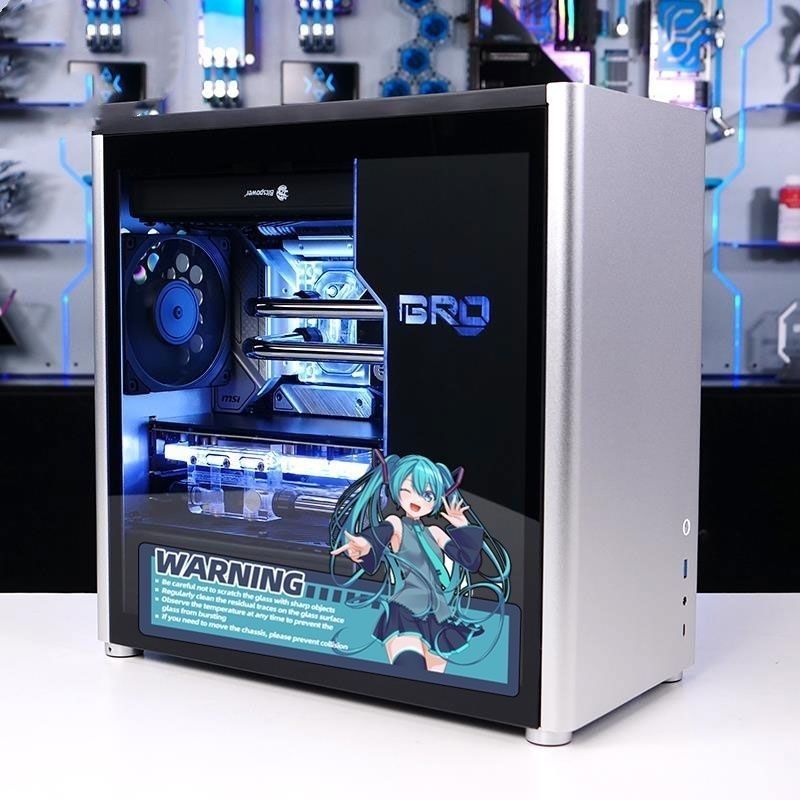 Pc Gaming Hatsune Miku - Novo Adesivo Kawaii para Caixa Principal