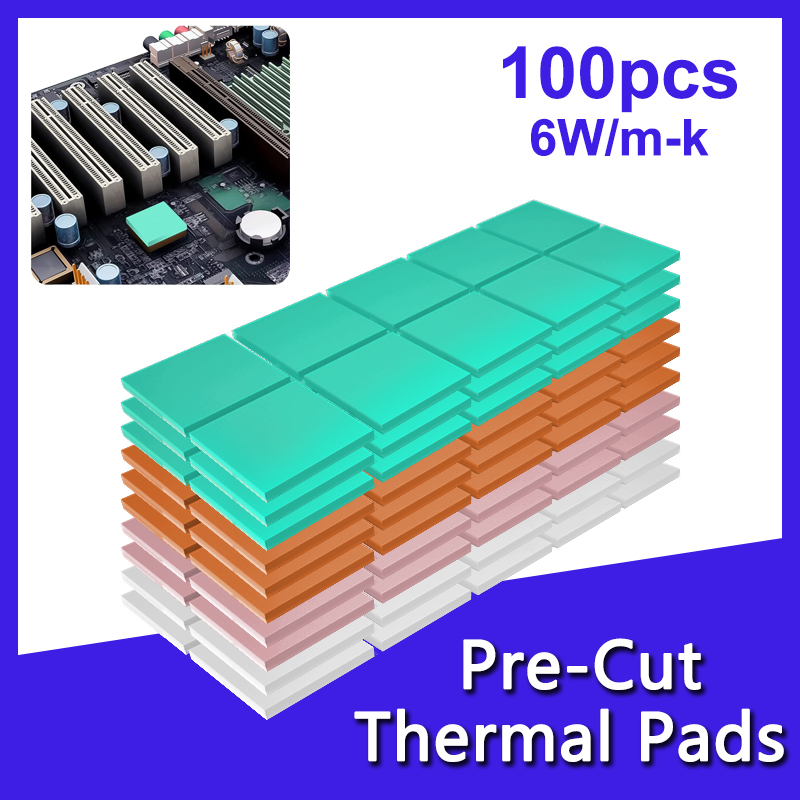 M.2 Ssd Heatsink - 100 almofadas de silicone condutoras térmicas