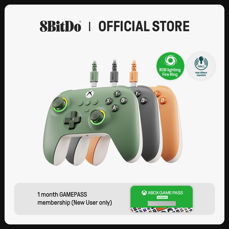 Pc Gaming Gigabyte - Controlador de jogos com fio 8BitDo