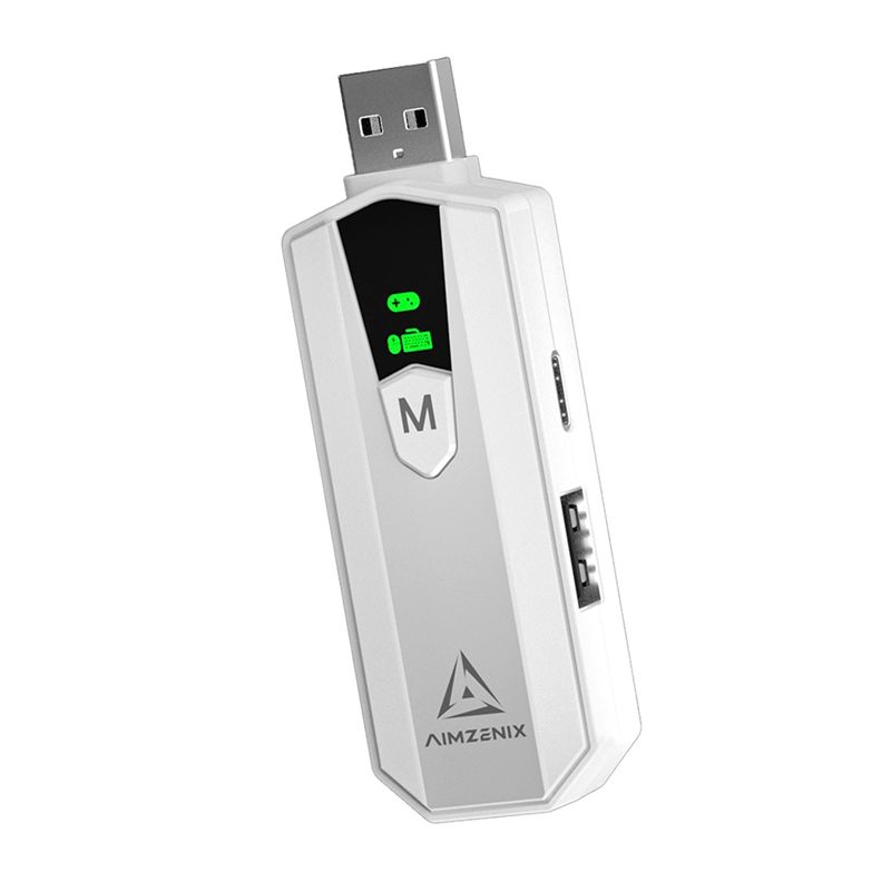 Pc Gaming Simulator - AIMZENIX AX200PRO Adaptador Conversor K&M para