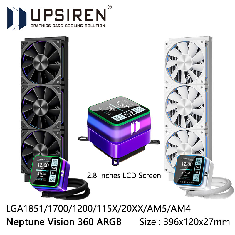 Pc Gaming Water Cooling - USIREN Neptune Vision 360 ARGB All-in-One