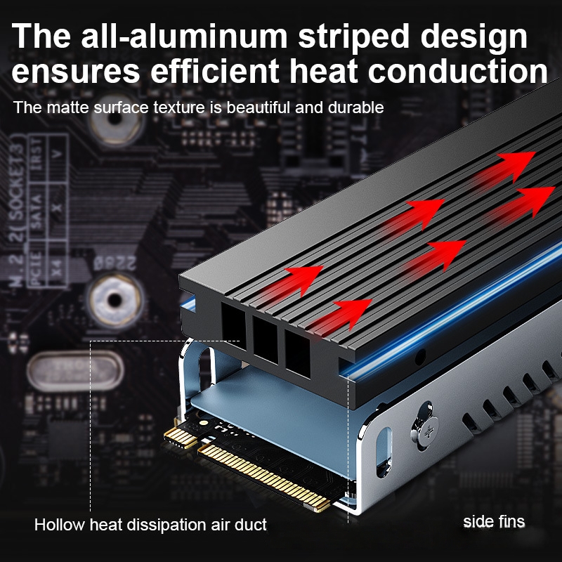 Dissipador de Calor M.2 SSD M2 - M.2 Ssd Heatsink avaliação e preço