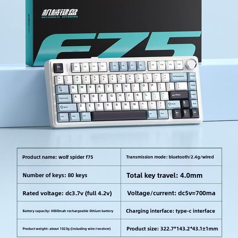 Teclado Mecânico Aula F75 75%  - Pc Gaming Gigabyte avaliação e preço
