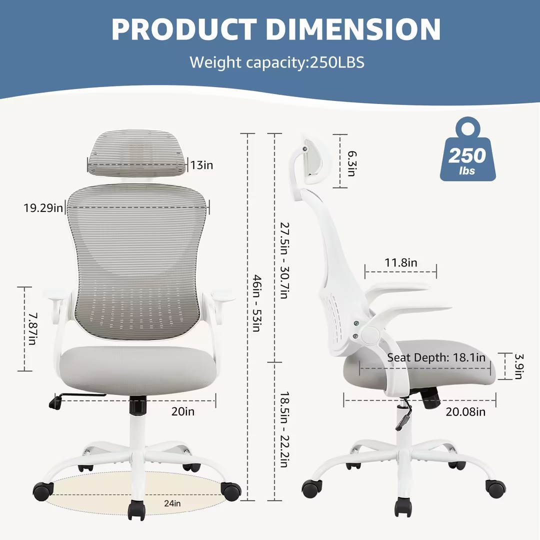 JHK Malha Cadeira de mesa ergo - Pc Gaming Chair avaliação e preço