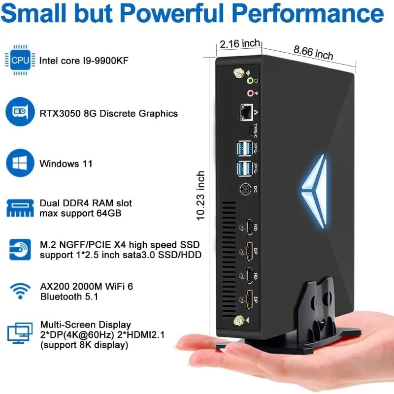 【Novo Lançamento】Mini PC de Me - Pc Gaming I7 avaliação e preço