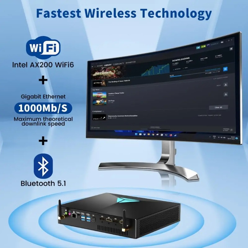 【Novo Lançamento】Mini PC de Me - Pc Gaming I7 avaliação e preço