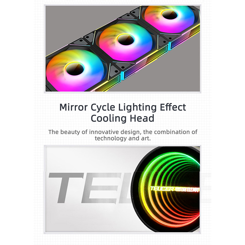 Teucer 360mm tudo-em-um argb c - Pc Gaming Water Cooling avaliação e preço