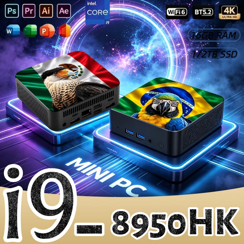 Mini PC Core i9-8950HK 16GB RA - Pc Gaming Intel avaliação e preço