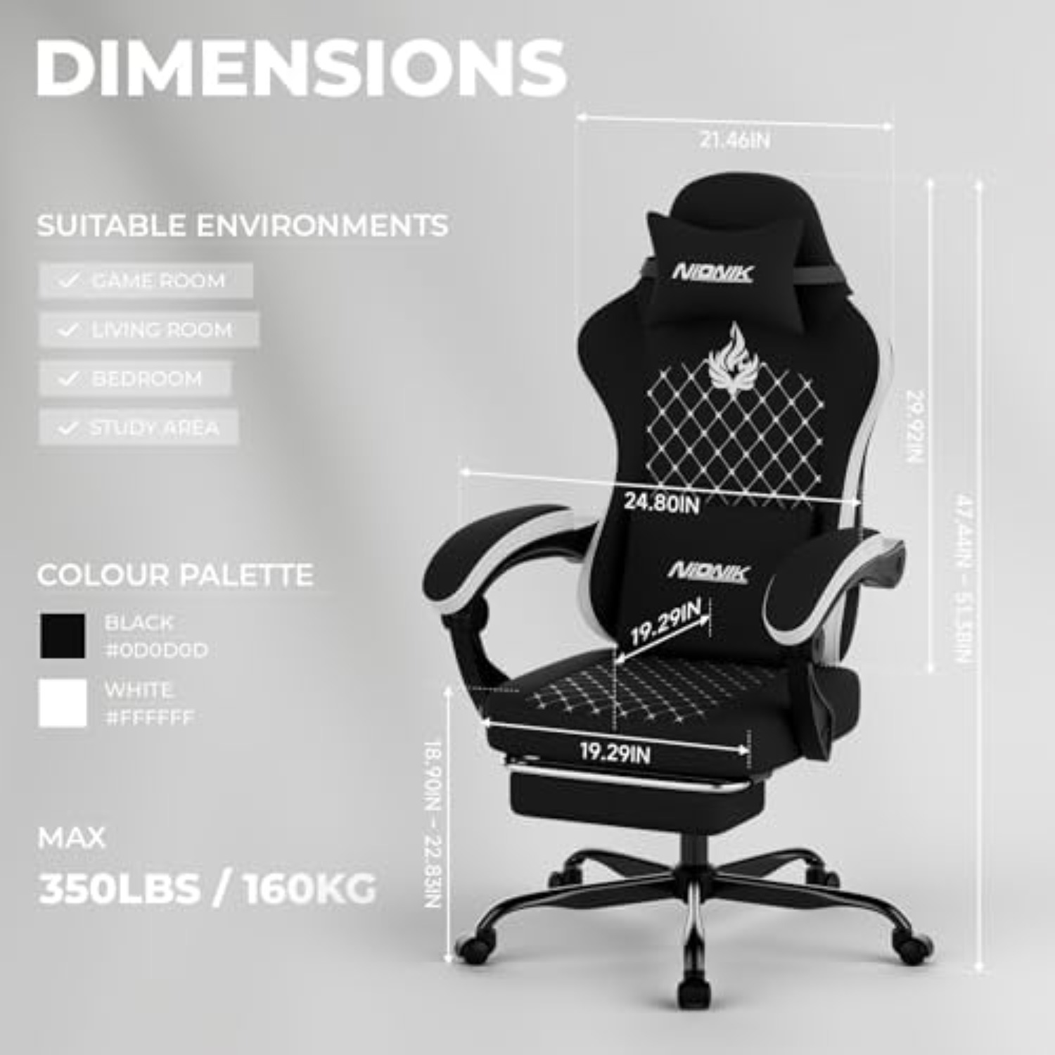 Cadeira Gamer com Massagem, Ca - Pc Gaming Chair avaliação e preço