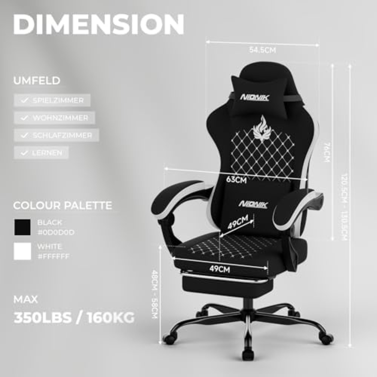 Cadeira Gamer com Massagem, Ca - Pc Gaming Chair avaliação e preço