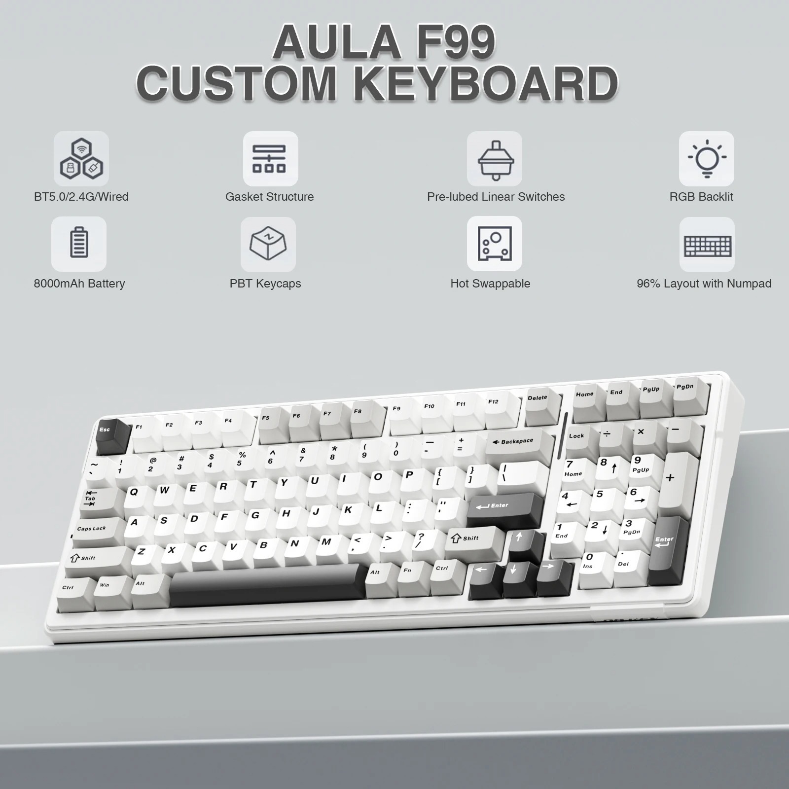 Teclado Mecânico Sem Fio AULA  - Pc Gaming Gigabyte avaliação e preço