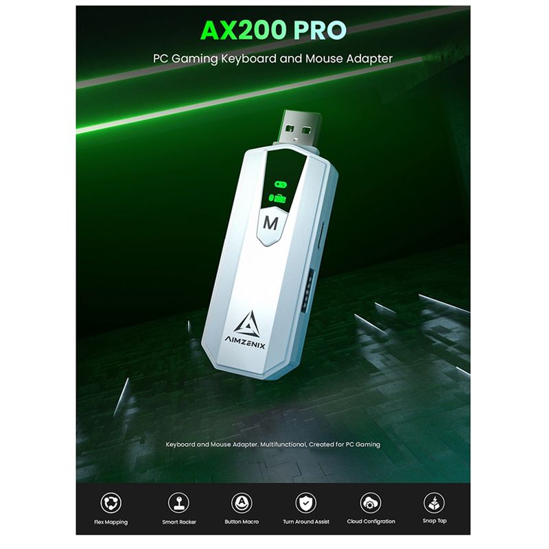 AIMZENIX AX200PRO Adaptador Co - Pc Gaming Simulator avaliação e preço