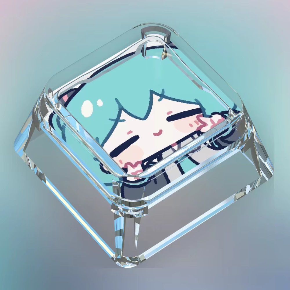 Keycap Hatsune Miku Versão Q e - Pc Gaming Hatsune Miku avaliação e preço