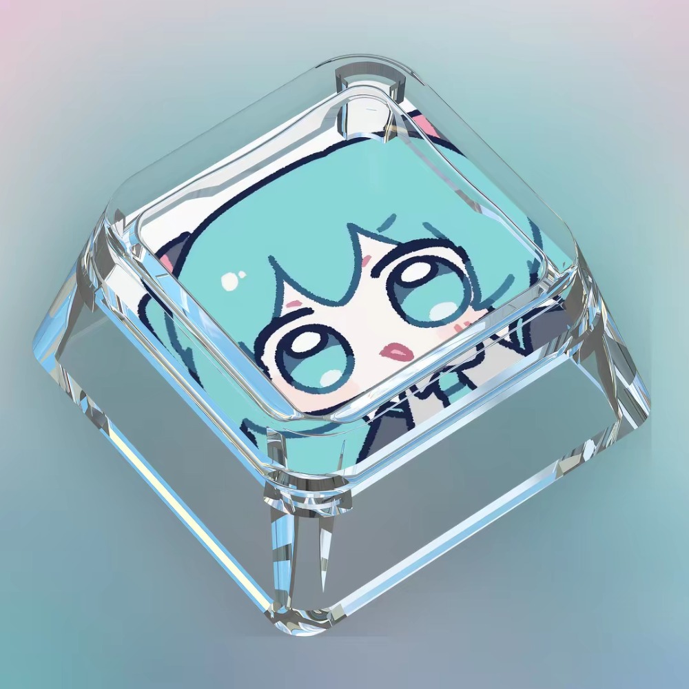 Keycap Hatsune Miku Versão Q e - Pc Gaming Hatsune Miku avaliação e preço