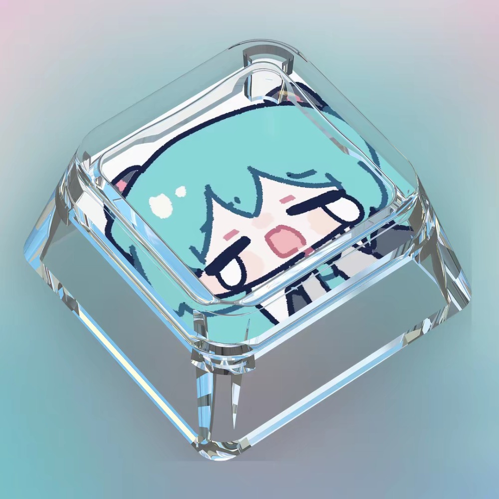 Keycap Hatsune Miku Versão Q e - Pc Gaming Hatsune Miku avaliação e preço