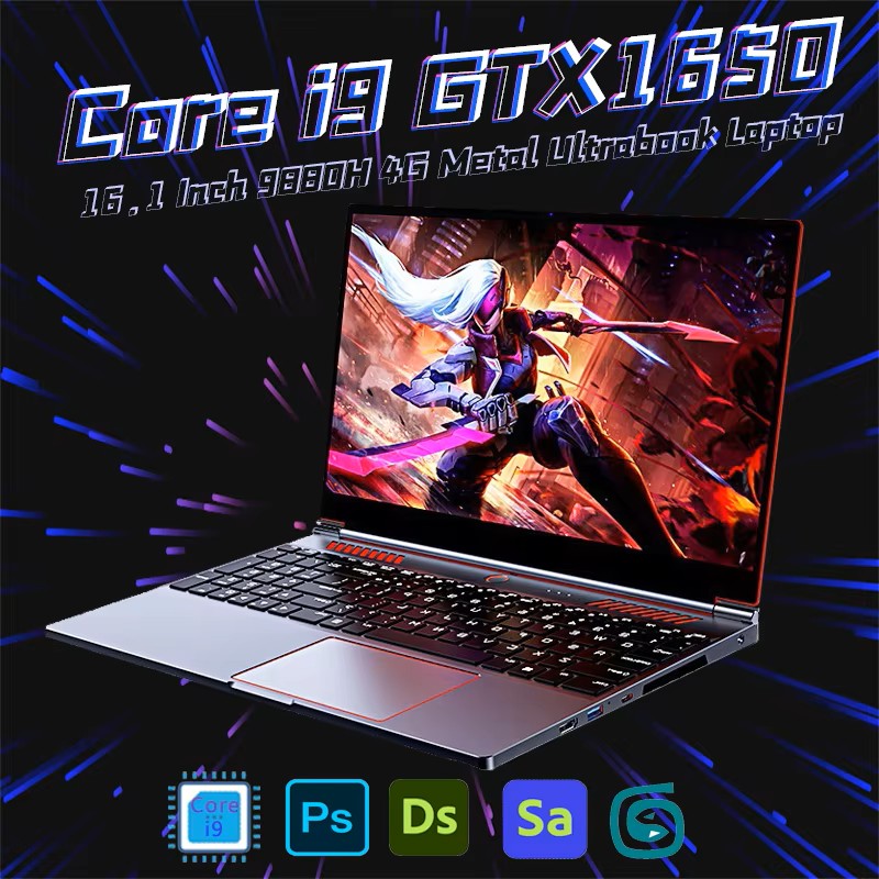 Laptop Gamer S6 de 16,1 Polega - Pc Gaming Cs2 avaliação e preço